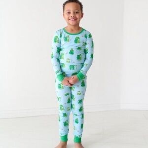 Little Sleepies | Leaping Love Pajama Set